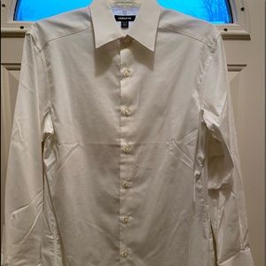Boys Claiborne white dress long sleeves shirt.